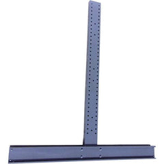 Made in USA - 10' High Double Sided Upright Cantilever Rack - 17,000 Lb Capacity, 107" Base Length - Caliber Tooling