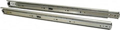 Knape & Vogt - 22" Slide Length, 22" Travel Length, Steel Precision Drawer Slide - 1/2" Wide, 1-13/16" High, 100 Lb Capacity at Full Extension, Chrome Finish - Caliber Tooling