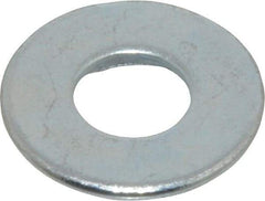 Value Collection - 3/8" Screw, Grade 2 Steel USS Flat Washer - 0.433" ID x 1.03" OD, 0.104" Thick, Zinc-Plated Finish - Caliber Tooling