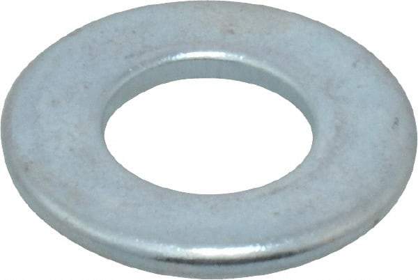 Value Collection - 5/16" Screw, Grade 2 Steel SAE Flat Washer - 0.339" ID x 0.709" OD, 0.08" Thick, Zinc-Plated Finish - Caliber Tooling