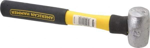 American Hammer - 2 Lb Head Nonmarring Mallet - 9-1/2" OAL, 8" Long Fiberglass Handle - Caliber Tooling