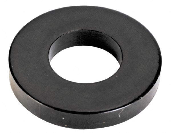 M8 Screw Standard Flat Washer: Case Hardened Steel, Black Oxide Finish 9mm ID x 19mm OD, 5mm Thick, Black Oxide Finish