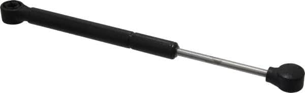 Made in USA - 0.32" Rod Diam, 0.87" Tube Diam, 100 Lb Capacity, Hydraulic Dampers - Extension, 12.24" Extended Length, 4" Stroke Length, Plastic Ball Socket, Chrome-Plated Piston - Caliber Tooling