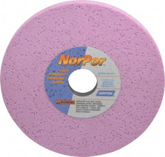 Norton - 7" Diam x 1-1/4" Hole x 1/2" Thick, H Hardness, 60 Grit Surface Grinding Wheel - Aluminum Oxide, Type 1, Medium Grade, 3,600 Max RPM, Vitrified Bond, No Recess - Caliber Tooling