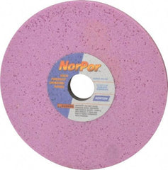 Norton - 8" Diam x 1-1/4" Hole x 1/2" Thick, G Hardness, 46 Grit Surface Grinding Wheel - Aluminum Oxide, Type 1, Coarse Grade, 3,600 Max RPM, Vitrified Bond, No Recess - Caliber Tooling