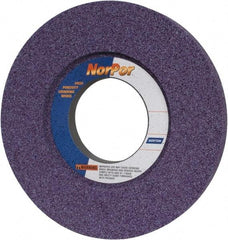 Norton - 14" Diam x 5" Hole x 1-1/2" Thick, H Hardness, 46 Grit Surface Grinding Wheel - Ceramic, Type 5, Coarse Grade, 2,320 Max RPM, Vitrified Bond, One-Side Recess - Caliber Tooling