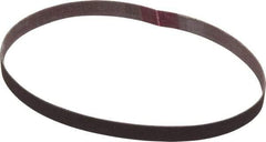 Norton - 3/8" Wide x 13" OAL, 120 Grit, Aluminum Oxide Abrasive Belt - Aluminum Oxide, Fine, Coated, Series R228 - Caliber Tooling