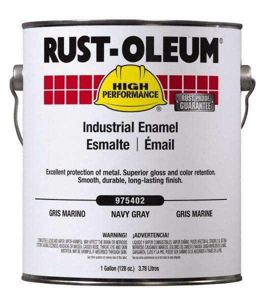 Rust-Oleum - 1 Gal International Orange Gloss Finish Industrial Enamel Paint - 250 to 550 Sq Ft per Gal, Interior/Exterior, <450 gL VOC Compliance - Caliber Tooling