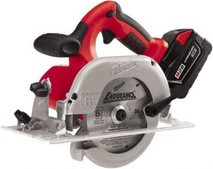 Milwaukee Tool - 28 Volt, 6-1/2" Blade, Cordless Circular Saw - 4,200 RPM, 2 Lithium-Ion Batteries Included - Caliber Tooling