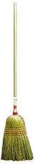 Weiler - 54" OAL Corn Bristle Broom - Wood Handle, 15" Bristle Length - Caliber Tooling