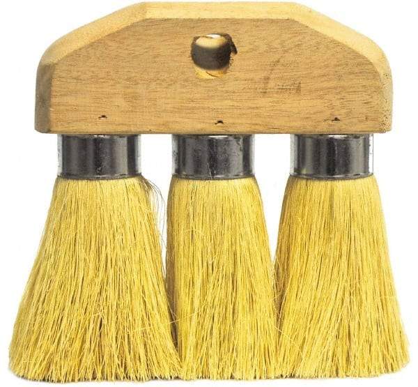 Weiler - Tampico Surface Preparation Roof Brush - 3-1/4" Bristle Length, 6-1/4" Wide - Caliber Tooling