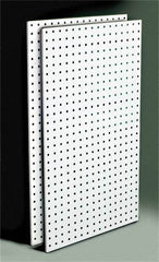 Triton - 24" Wide x 42-1/2" High Storage Peg Board - 2 Panels, Steel, White - Caliber Tooling