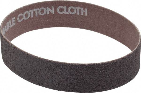 Norton - 1" Wide x 12" OAL, 40 Grit, Aluminum Oxide Abrasive Belt - Aluminum Oxide, Coarse, Coated, Series R228 - Caliber Tooling