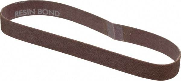 Norton - 3/4" Wide x 18" OAL, 50 Grit, Aluminum Oxide Abrasive Belt - Aluminum Oxide, Coarse, Coated, Series R228 - Caliber Tooling