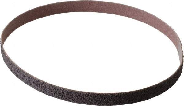 Norton - 3/8" Wide x 13" OAL, 50 Grit, Aluminum Oxide Abrasive Belt - Aluminum Oxide, Coarse, Coated, Series R228 - Caliber Tooling