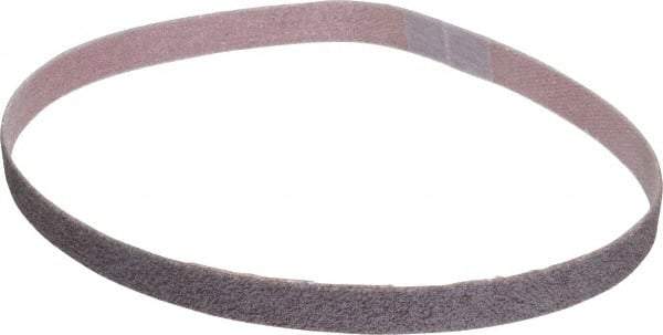 Norton - 3/8" Wide x 13" OAL, 60 Grit, Aluminum Oxide Abrasive Belt - Aluminum Oxide, Medium, Coated, Series R228 - Caliber Tooling