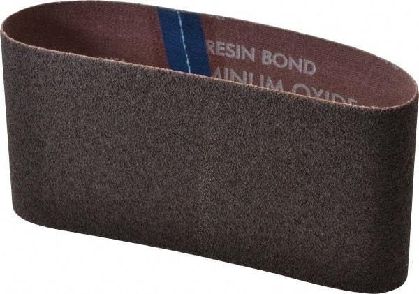 Norton - 3-1/2" Wide x 15-1/2" OAL, 40 Grit, Aluminum Oxide Abrasive Belt - Aluminum Oxide, Coarse, Coated, Series R228 - Caliber Tooling