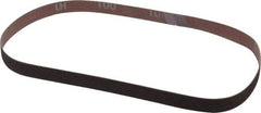 Norton - 1/2" Wide x 24" OAL, 100 Grit, Aluminum Oxide Abrasive Belt - Aluminum Oxide, Fine, Coated, Series R228 - Caliber Tooling