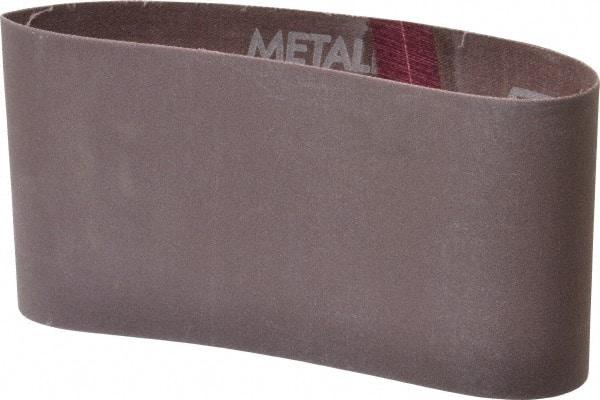 Norton - 3-1/2" Wide x 15-1/2" OAL, 220 Grit, Aluminum Oxide Abrasive Belt - Aluminum Oxide, Very Fine, Coated, Series R228 - Caliber Tooling