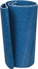 Norton - 3-1/2" Wide x 15-1/2" OAL, 60 Grit, Zirconia Alumina Abrasive Belt - Zirconia Alumina, Medium, Coated, X Weighted Cloth Backing, Series R823 - Caliber Tooling