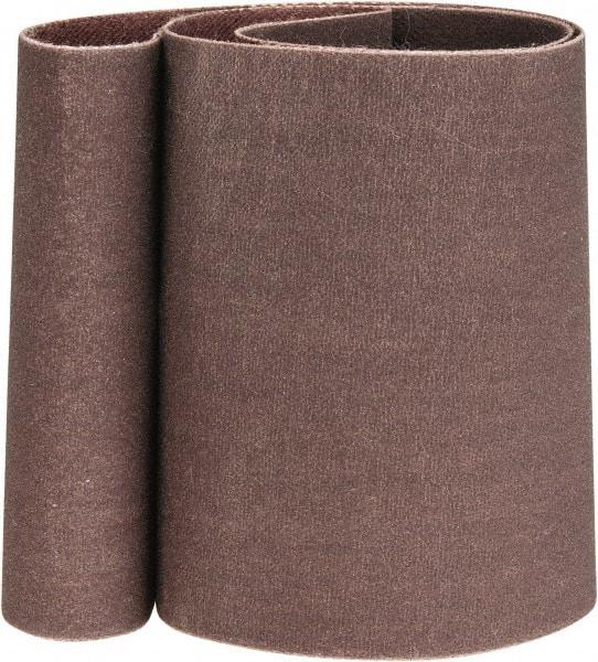 Norton - 3" Wide x 21" OAL, 320 Grit, Aluminum Oxide Abrasive Belt - Aluminum Oxide, Extra Fine, Coated, Series R228 - Caliber Tooling