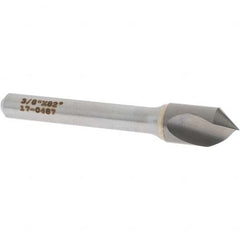 OSG - 3/8" Head Diam, 1/4" Shank Diam, 1 Flute 82° Solid Carbide Countersink - Caliber Tooling