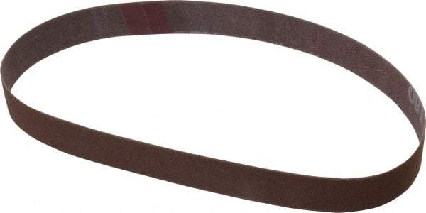 Norton - 3/4" Wide x 18" OAL, 180 Grit, Aluminum Oxide Abrasive Belt - Aluminum Oxide, Very Fine, Coated, Series R228 - Caliber Tooling