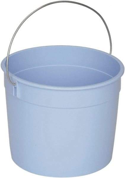 Ability One - 5 Qt, Plastic Round Blue Single Pail - Handle Included - Caliber Tooling