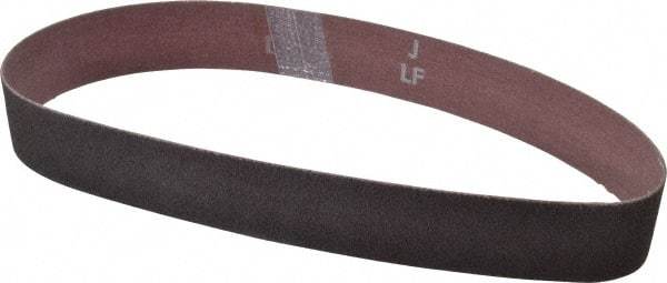 Norton - 1" Wide x 18" OAL, 80 Grit, Aluminum Oxide Abrasive Belt - Aluminum Oxide, Medium, Coated, Series R228 - Caliber Tooling