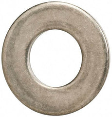 Made in USA - 3/8" Screw, Grade 300 Stainless Steel Standard Flat Washer - 0.405" ID x 0.812" OD, 0.051" Thick, Passivated Finish, Meets Military Specifications - Caliber Tooling