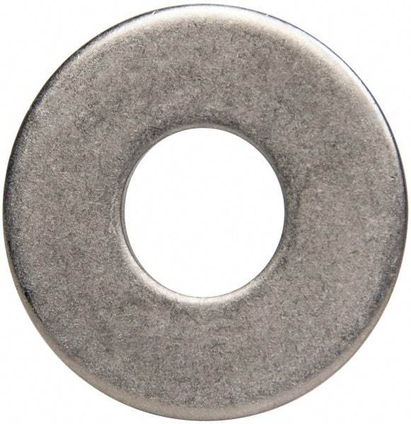 Made in USA - 7/16" Screw, Grade 300 Stainless Steel Standard Flat Washer - 1/2" ID x 1-1/4" OD, 0.064" Thick, Plain Finish, Meets Military Specifications - Caliber Tooling