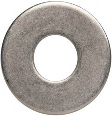 Made in USA - 7/16" Screw, Grade 300 Stainless Steel Standard Flat Washer - 1/2" ID x 1-1/4" OD, 0.064" Thick, Plain Finish, Meets Military Specifications - Caliber Tooling