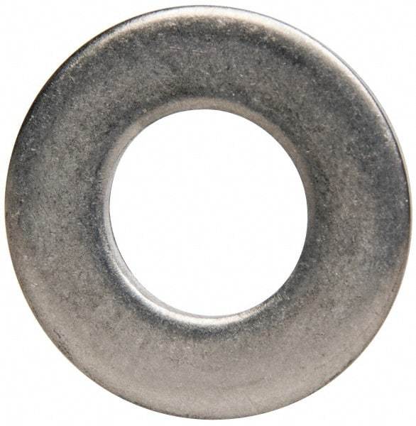 Made in USA - 1/2" Screw, Grade 300 Stainless Steel Standard Flat Washer - 0.531" ID x 1.062" OD, 0.074" Thick, Plain Finish, Meets Military Specifications - Caliber Tooling