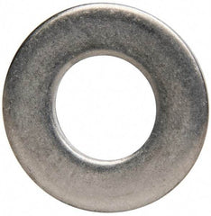 Made in USA - 1/2" Screw, Grade 300 Stainless Steel Standard Flat Washer - 0.531" ID x 1.062" OD, 0.074" Thick, Plain Finish, Meets Military Specifications - Caliber Tooling