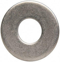 Made in USA - 1/2" Screw, Grade 300 Stainless Steel Standard Flat Washer - 0.562" ID x 1-3/8" OD, 0.086" Thick, Plain Finish, Meets Military Specifications - Caliber Tooling