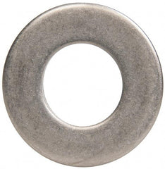 Made in USA - 5/8" Screw, Grade 300 Stainless Steel Standard Flat Washer - 0.656" ID x 1.312" OD, 0.074" Thick, Passivated Finish, Meets Military Specifications - Caliber Tooling