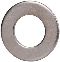 Made in USA - 7/8" Screw, Grade 300 Stainless Steel Standard Flat Washer - 0.938" ID x 1-3/4" OD, 0.108" Thick, Plain Finish, Meets Military Specifications - Caliber Tooling