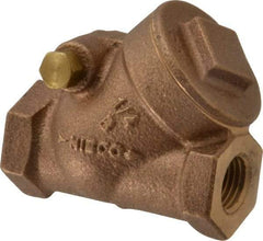 NIBCO - 1/4" Bronze Check Valve - Y-Pattern, FNPT x FNPT, 200 WOG - Caliber Tooling