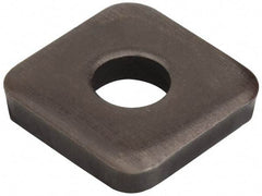 Jergens - 1" Bolt, 2-1/2" Square, Black Oxide Finish, Steel Square Flat Washer - 1-1/16" ID, 1/4" Thick - Caliber Tooling