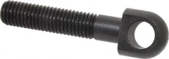 Jergens - 5/8-11, 1-3/4" Thread Length, 5/8" Hole Diam, 5/8" Hole Diam, Steel, Swing Bolt - Black Oxide Finish, Grade 4140, 3/4" Head Thickness, 3-1/2" Hole Center to End - Caliber Tooling