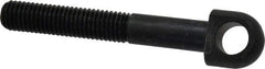 Jergens - 5/8-11, 2-1/2" Thread Length, 5/8" Hole Diam, 5/8" Hole Diam, Steel, Swing Bolt - Black Oxide Finish, Grade 4140, 3/4" Head Thickness, 4-3/4" Hole Center to End - Caliber Tooling