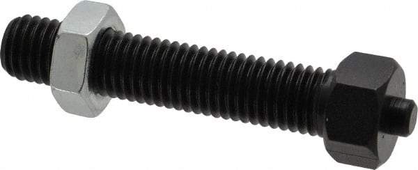 Jergens - 5/8-11 Thread, 7/8" Size, 3-27/32" Long, Black Oxide Coated, Low Carbon Steel Clamp Rest - 2-15/16" Thread Length, 11/32" Pin Diam x 3/16" Pin Height, 1/2" Nut Height - Caliber Tooling