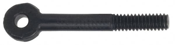 Jergens - 1/2-13, External Male Thread, Alloy Steel, Eye Hole Head, Rod End - Black Oxide Finish, 1/2" Shank Diam, 5" Hole Center to End, Grade 4142, 4.32" Thread Length - Caliber Tooling