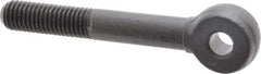 Jergens - 1/2-13, External Male Thread, Alloy Steel, Eye Hole Head, Rod End - Black Oxide Finish, 1/2" Shank Diam, 3-3/4" Hole Center to End, Grade 4142, 3.07" Thread Length - Caliber Tooling