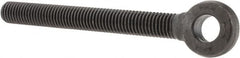 Jergens - 5/8-11, External Male Thread, Alloy Steel, Eye Hole Head, Rod End - Black Oxide Finish, 5/8" Shank Diam, 6" Hole Center to End, Grade 4142, 5.21" Thread Length - Caliber Tooling