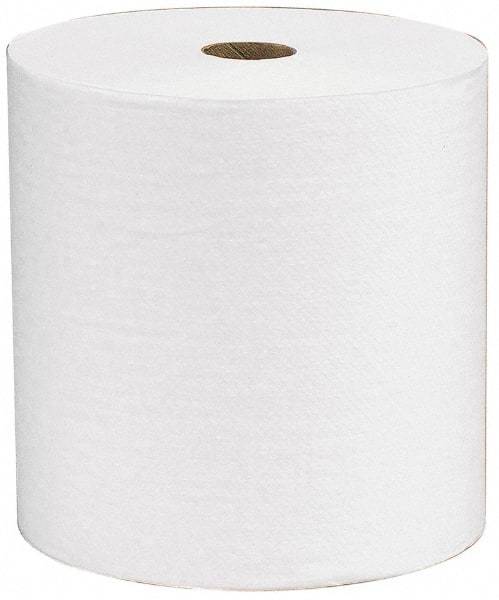 Scott - Hard Roll of 1 Ply White Paper Towels - 8" Wide, 400' Roll Length - Caliber Tooling