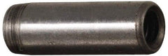 Jergens - 7/16" Diam x 2" Pin Length C-1215 Alloy Steel Pull Out Dowel Pin - C 47-58 & C 60-64 (Surface) Hardness, 1 Beveled & 1 Threaded End - Caliber Tooling