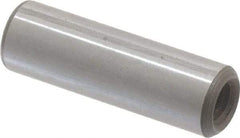 Jergens - 5/16" Diam x 1" Pin Length C-1215 Alloy Steel Pull Out Dowel Pin - C 47-58 & C 60-64 (Surface) Hardness, 1 Beveled & 1 Threaded End - Caliber Tooling