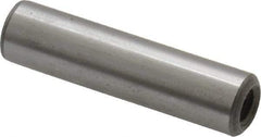 Jergens - 5/16" Diam x 1-1/4" Pin Length C-1215 Alloy Steel Pull Out Dowel Pin - C 47-58 & C 60-64 (Surface) Hardness, 1 Beveled & 1 Threaded End - Caliber Tooling