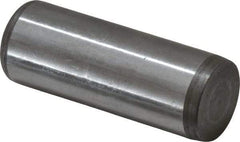 Jergens - 3/4" Diam x 2" Pin Length C-1215 Alloy Steel Pull Out Dowel Pin - C 47-58 & C 60-64 (Surface) Hardness, 1 Beveled & 1 Threaded End - Caliber Tooling